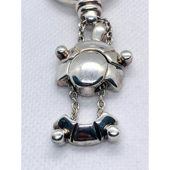 Tiffany & Co Turtle Charm Sterling Silver 925 Long Pendant  Tiffany & Co Turtle Charm Sterling Silver 925 Long Pendant Black Chord main image 1